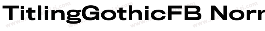 TitlingGothicFB Normal Medium字体转换